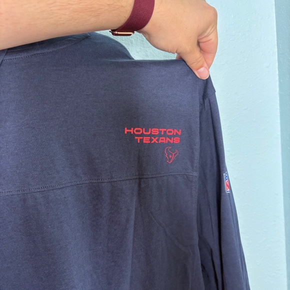 NWT NFL Nike On Field Apparel Houston Texans Mens Hooded Shirt - Picture 9 of 16